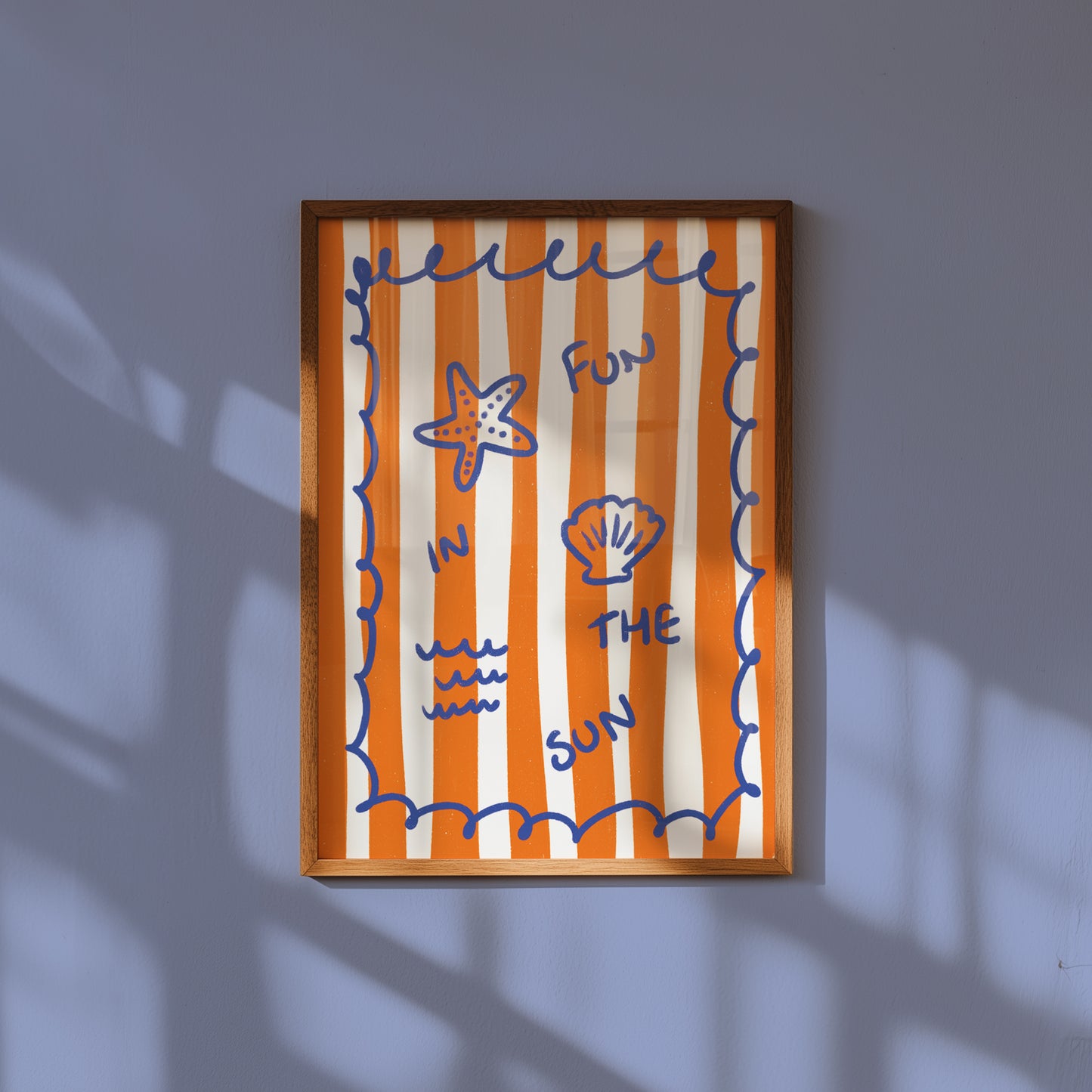 Fun in the sun art print