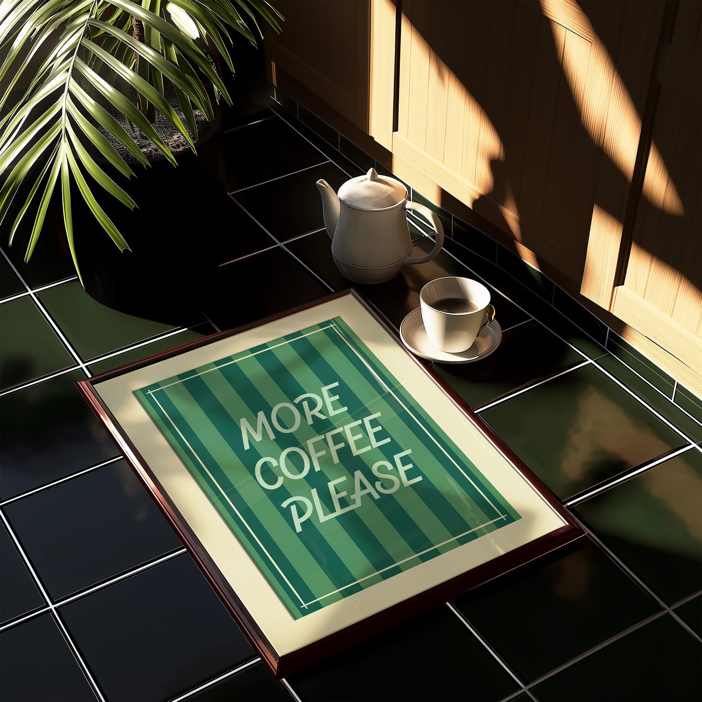 More Coffee Please Art Print