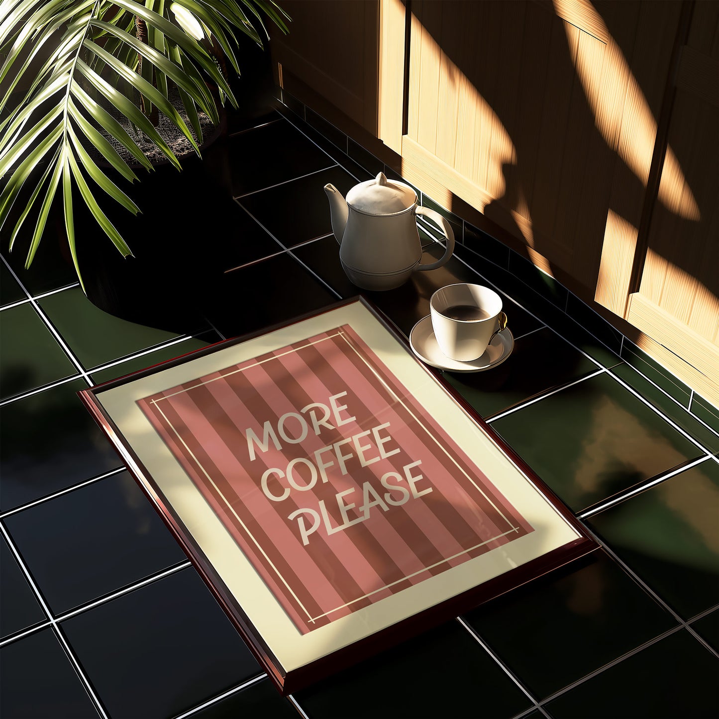 More Coffee Please Art Print