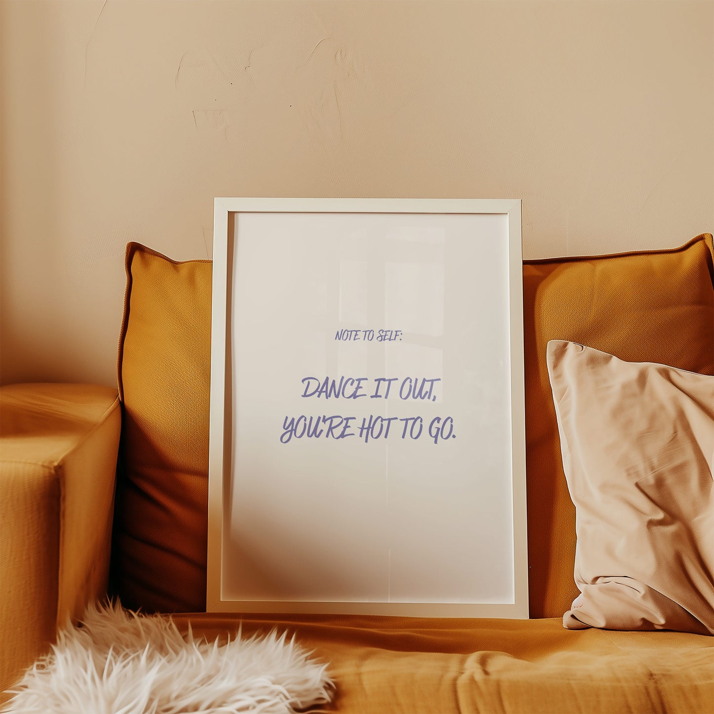 Note To Self - You're Hot To Go | Chappell Roan Lyrics Art Print