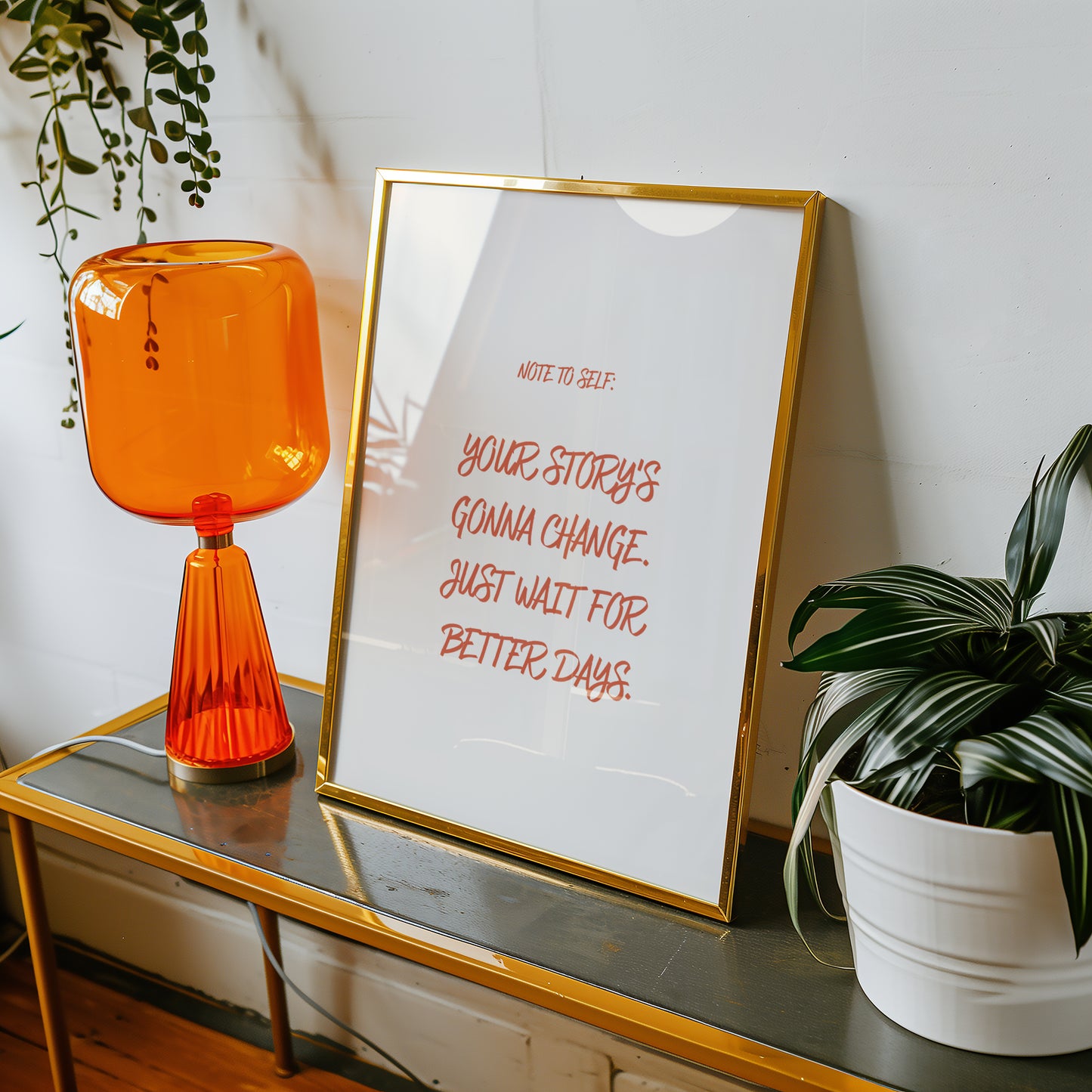 Note To Self - Better Days Are Coming | Dermot Kennedy Lyric Art Print