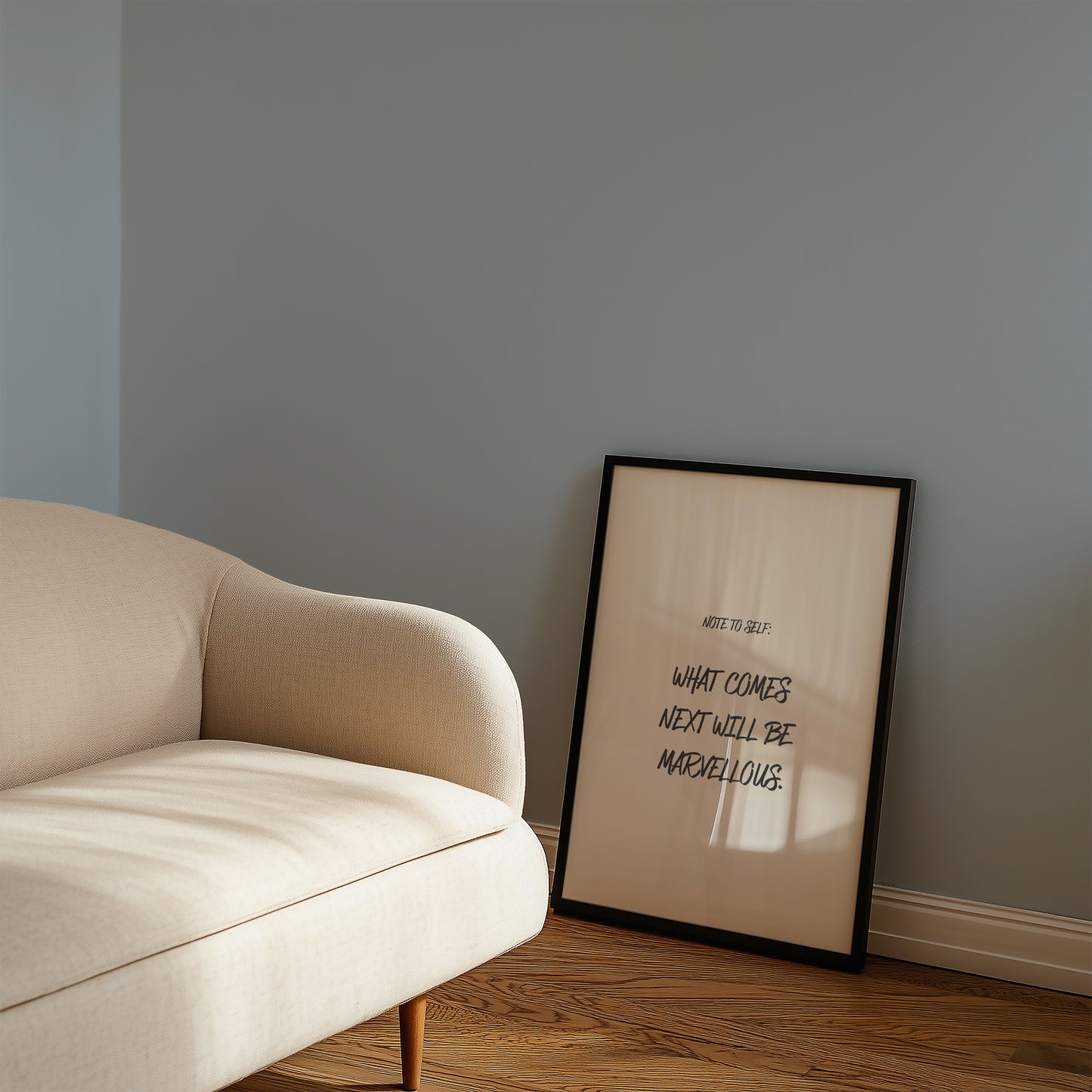 Note To Self - What Comes Next Will Be Marvellous | FRED Again Lyric Art Print