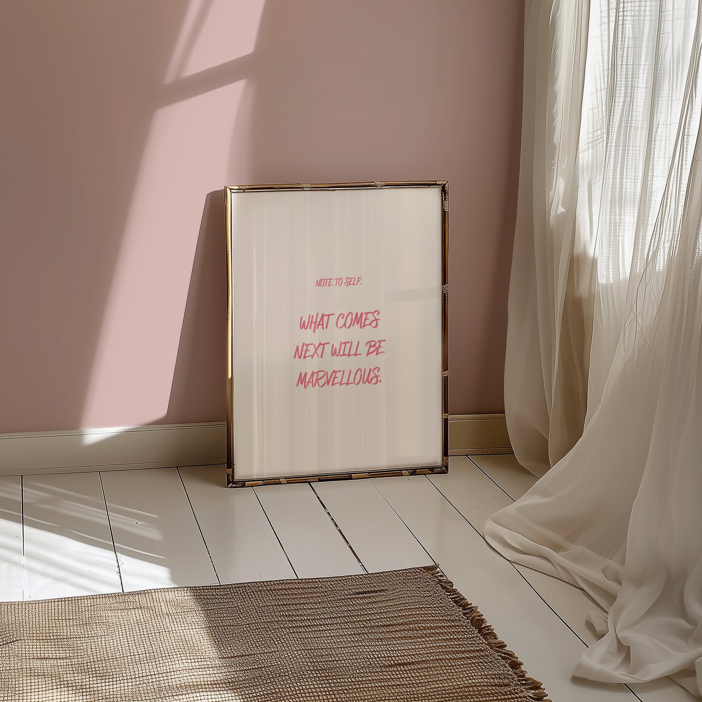 Note To Self - What Comes Next Will Be Marvellous | FRED Again Lyric Art Print
