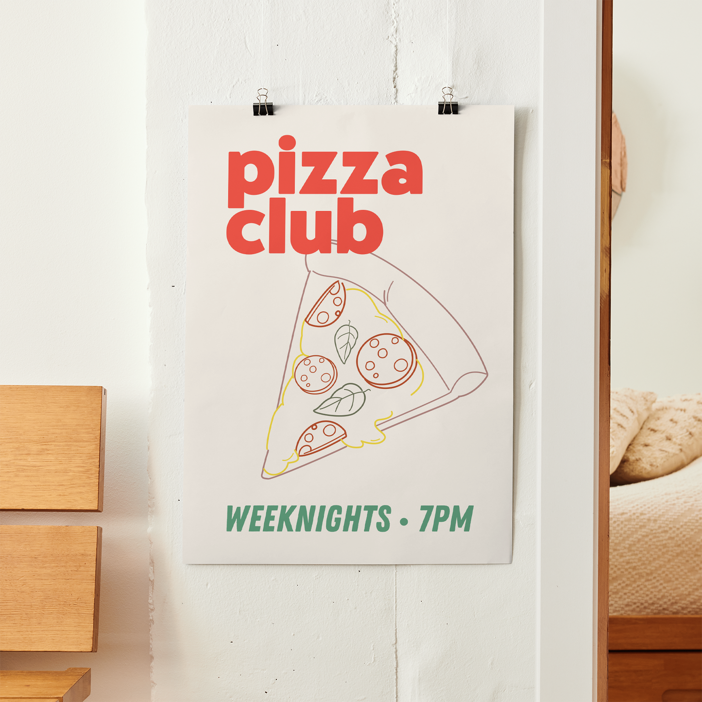 Pizza Club Print
