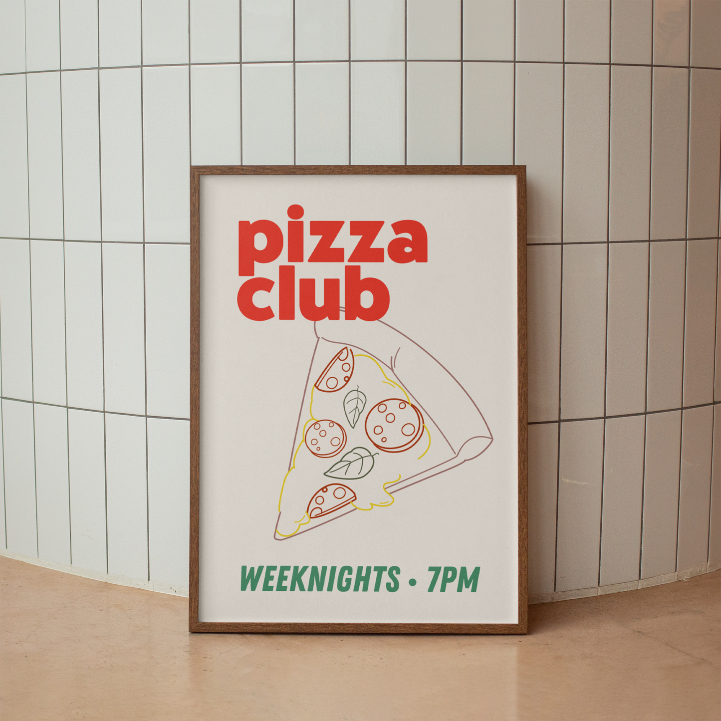 Pizza Club Print