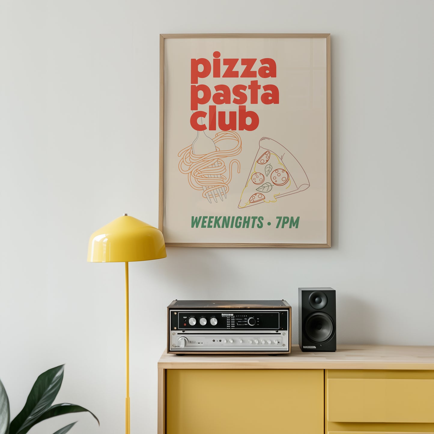 Pizza Pasta Club Print