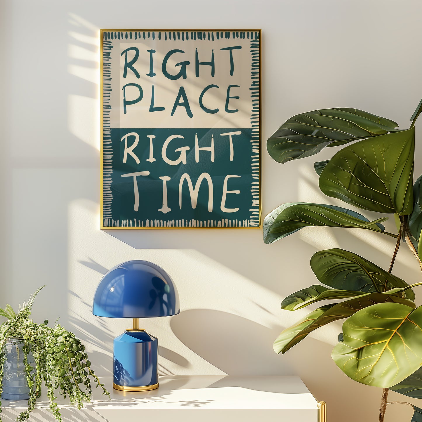 Right Place Right Time Art Print