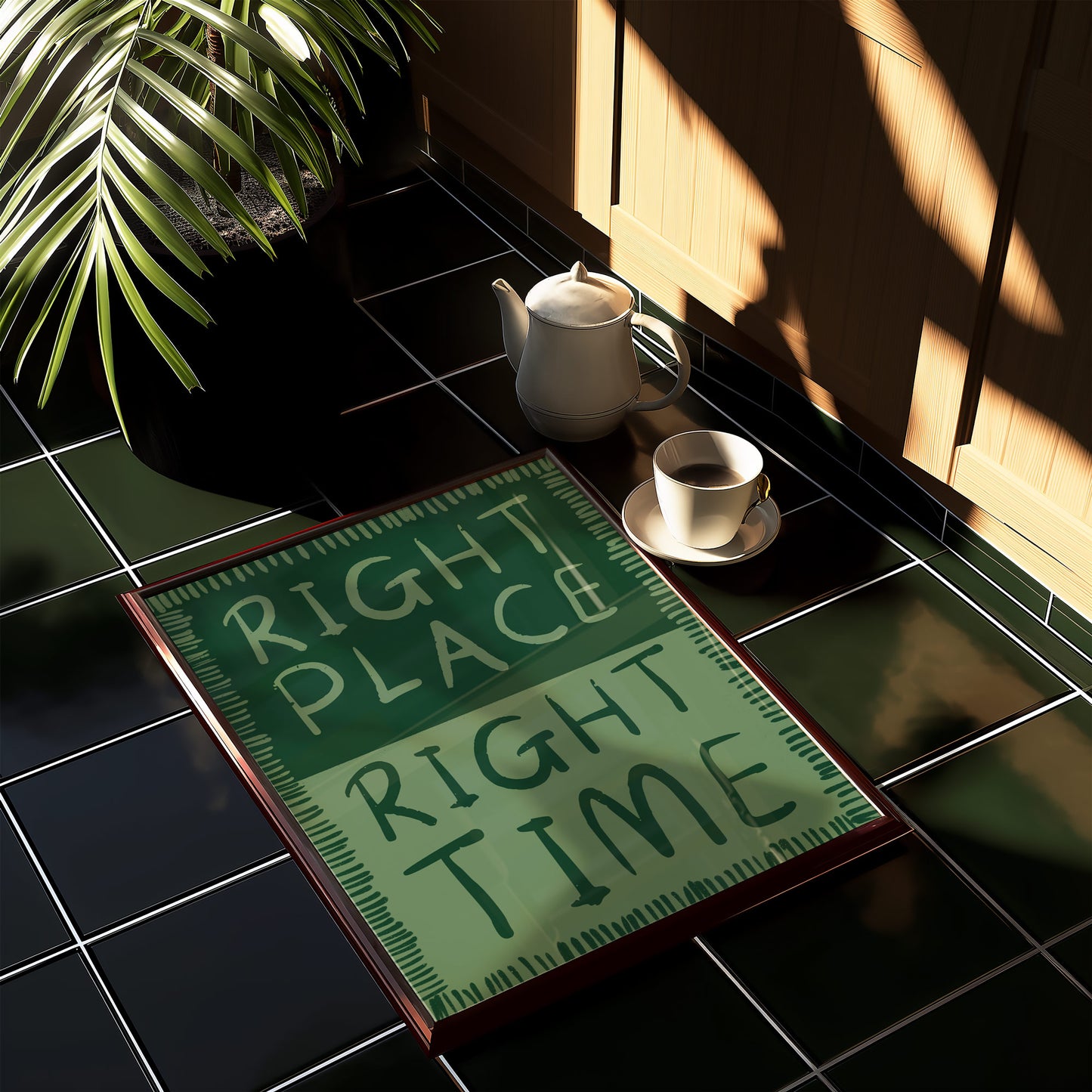 Right Place Right Time Art Print