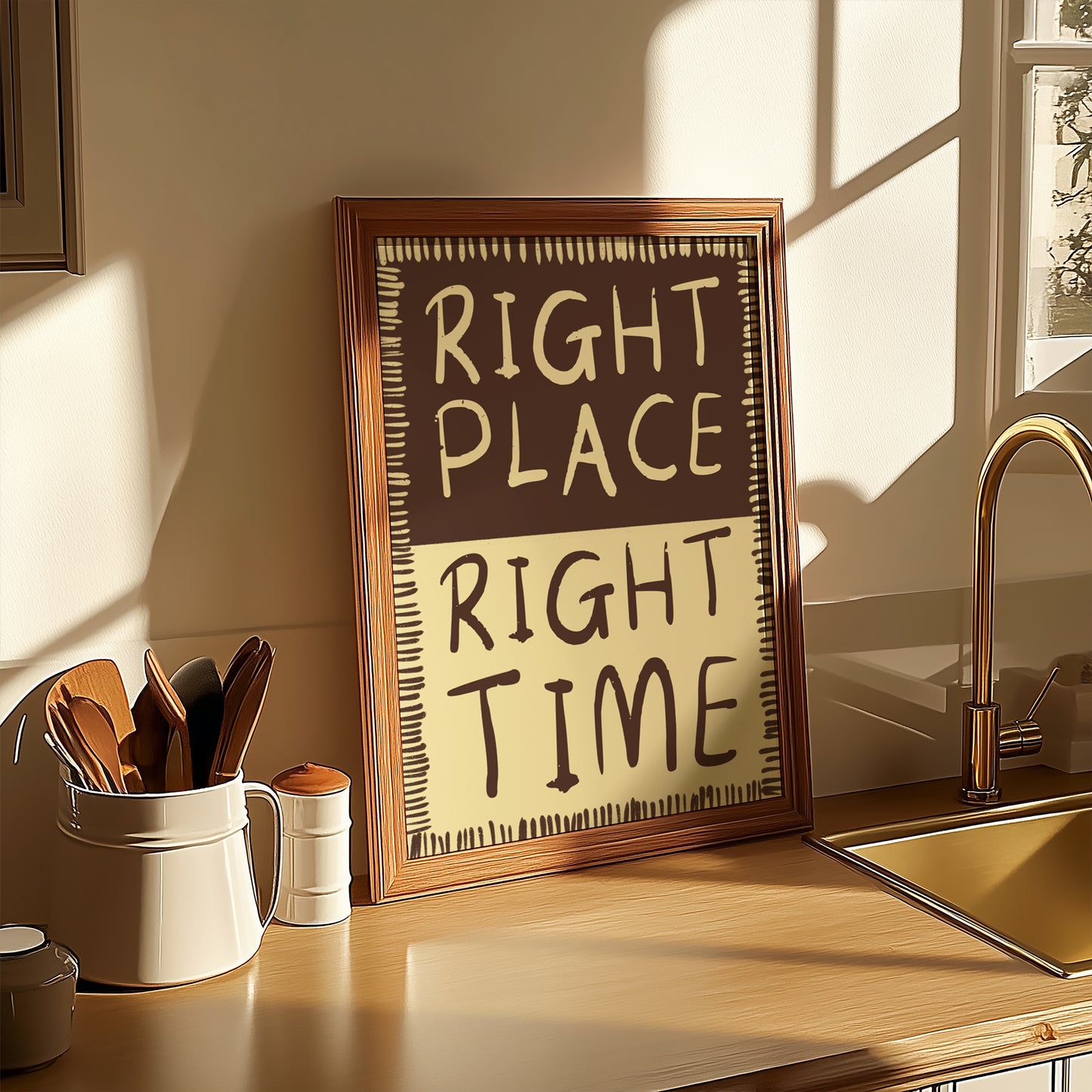 Right Place Right Time Art Print