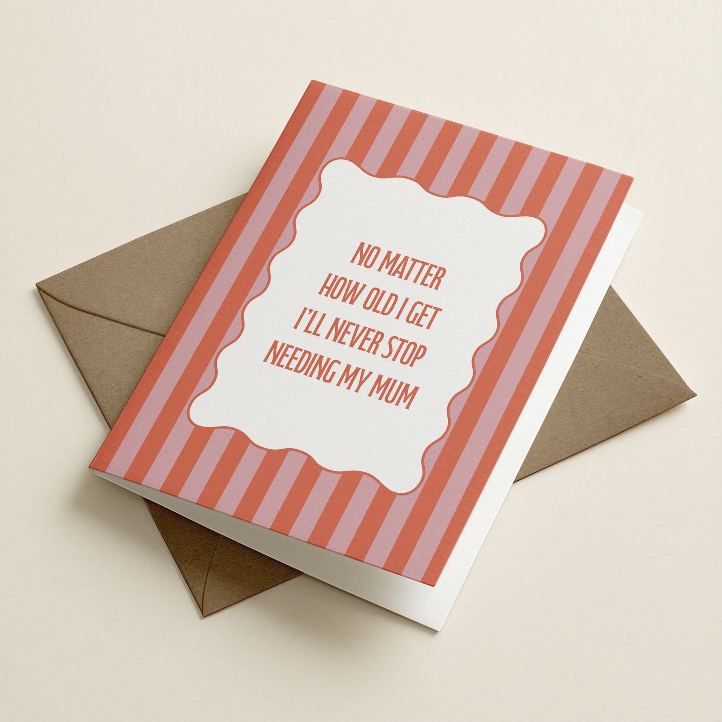 Never Stop Needing My Mum | A6 Card