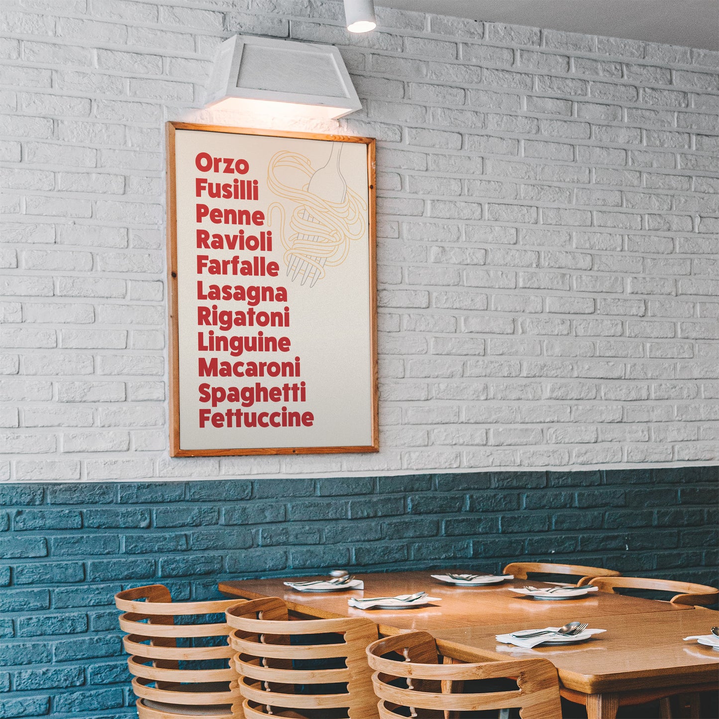 Types of Pasta List Print