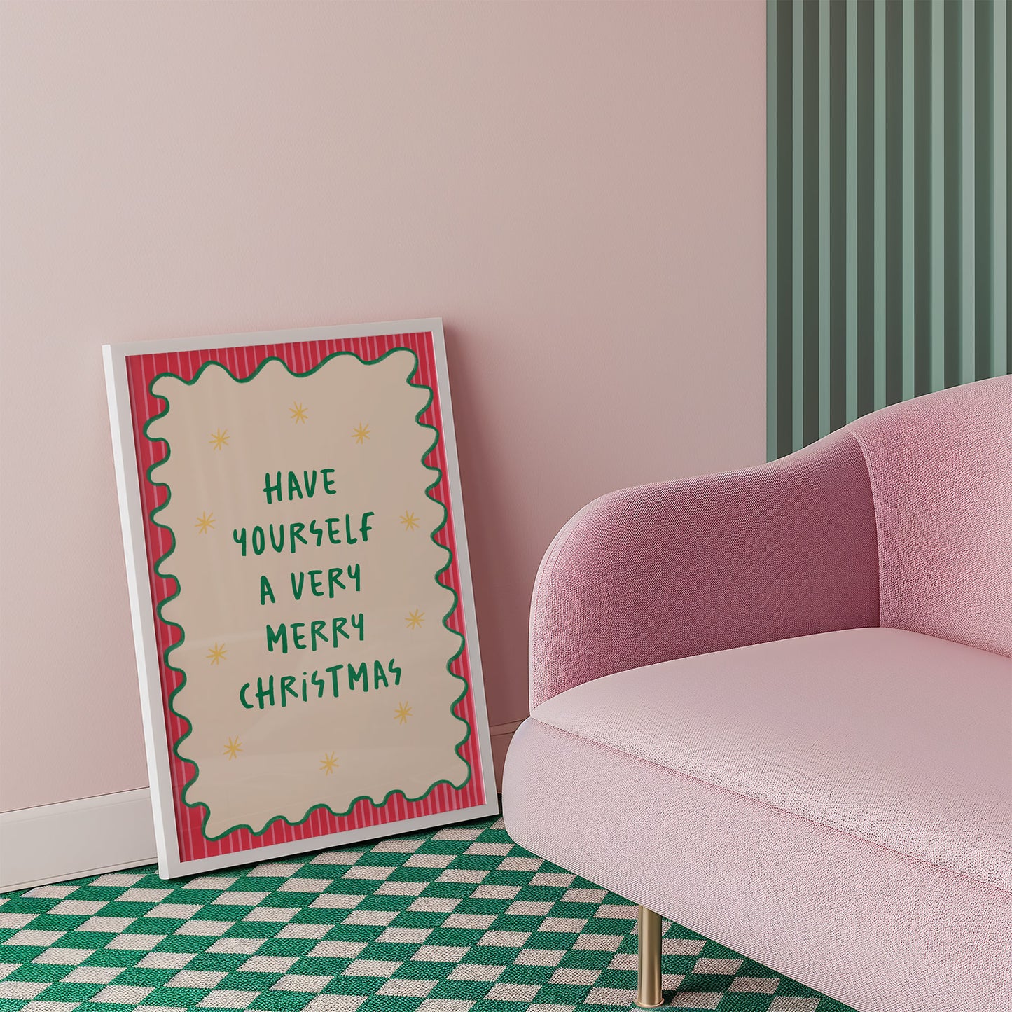 Have Yourself A Very Merry Christmas | Festive Wall Art Print