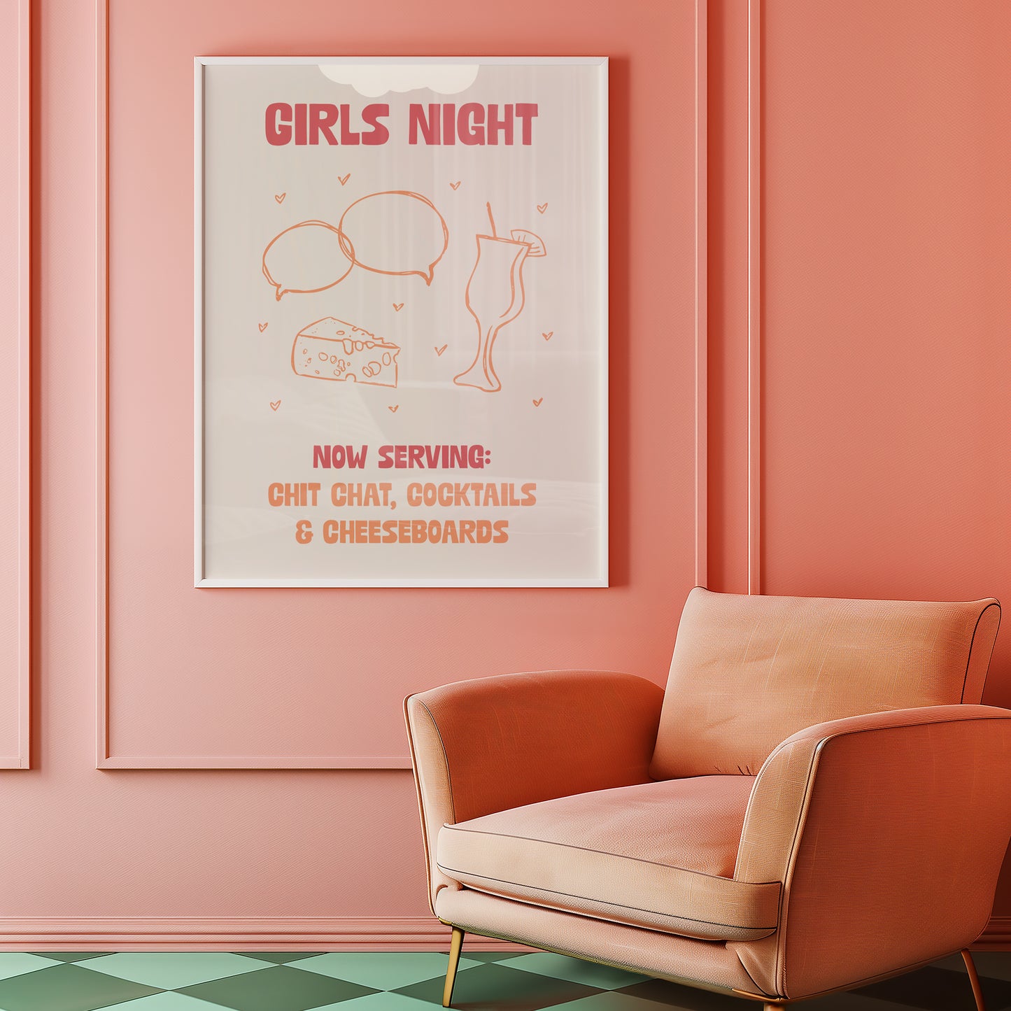 Girls Night Print