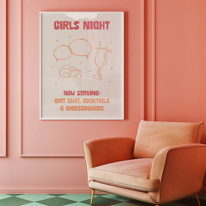 Girls Night Print