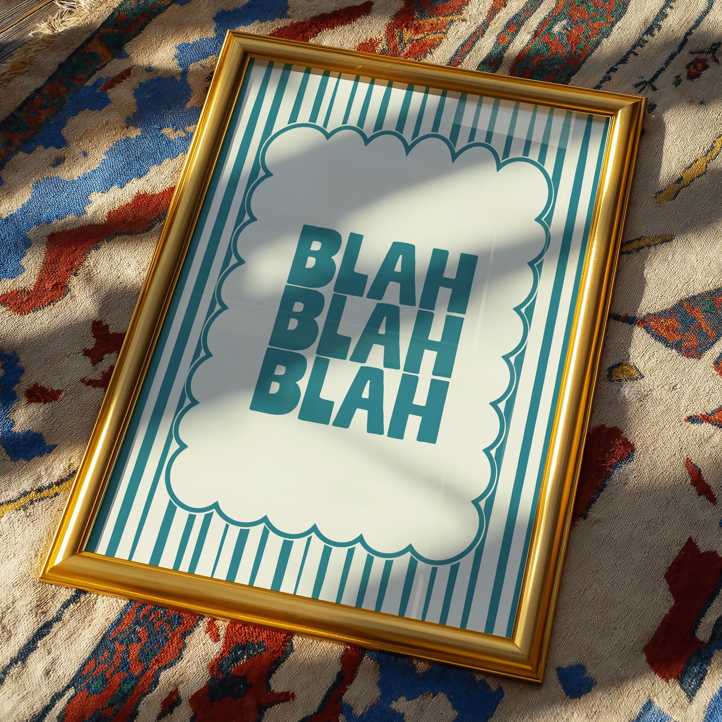 Blah, blah, blah print