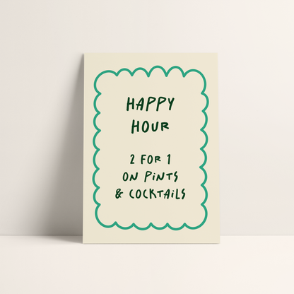 Happy Hour 2-4-1 Print