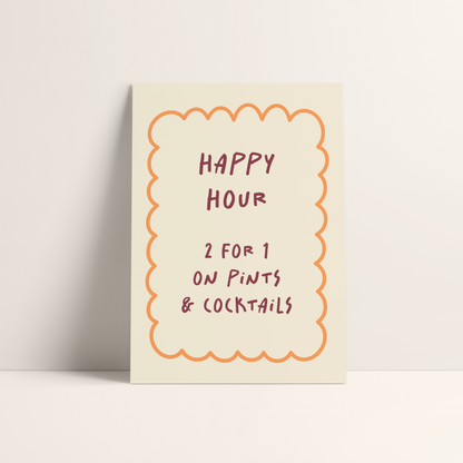 Happy Hour 2-4-1 Print