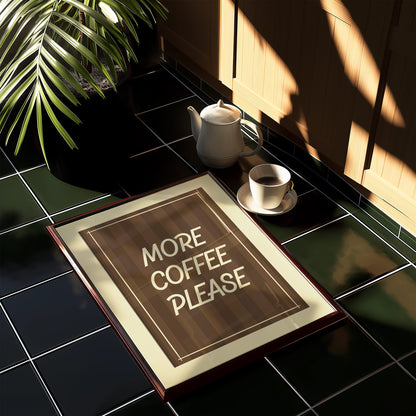 More Coffee Please Art Print