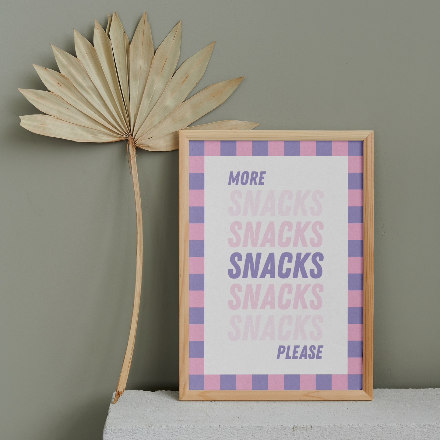 More Snacks Please Print