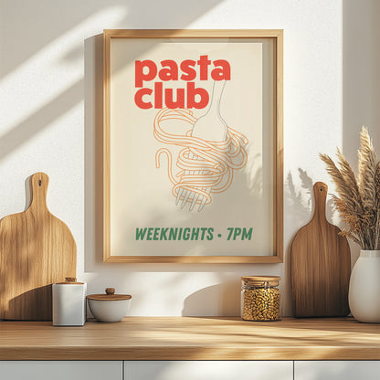 Pasta Club Print