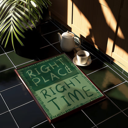Right Place Right Time Art Print