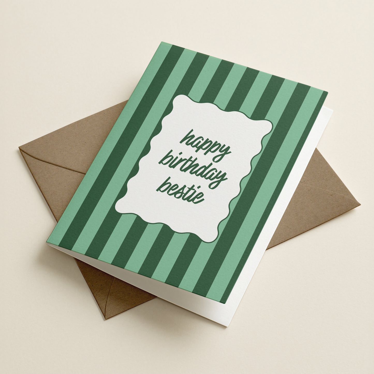 Happy Birthday Bestie | A6 Card | Multiple Colours Available