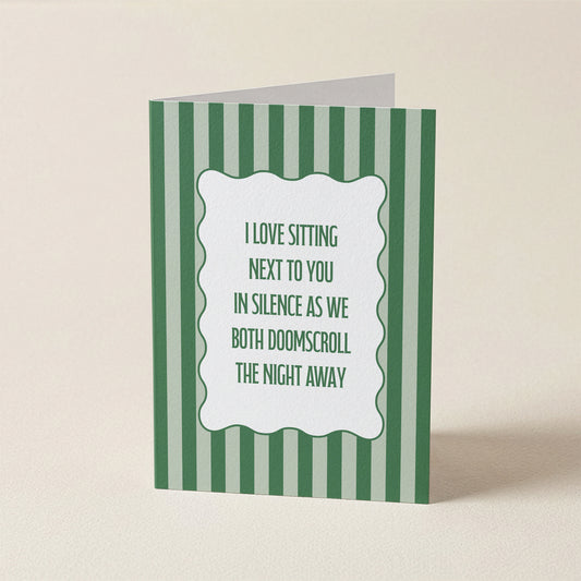 Doomscroll The Night Away | A6 Card