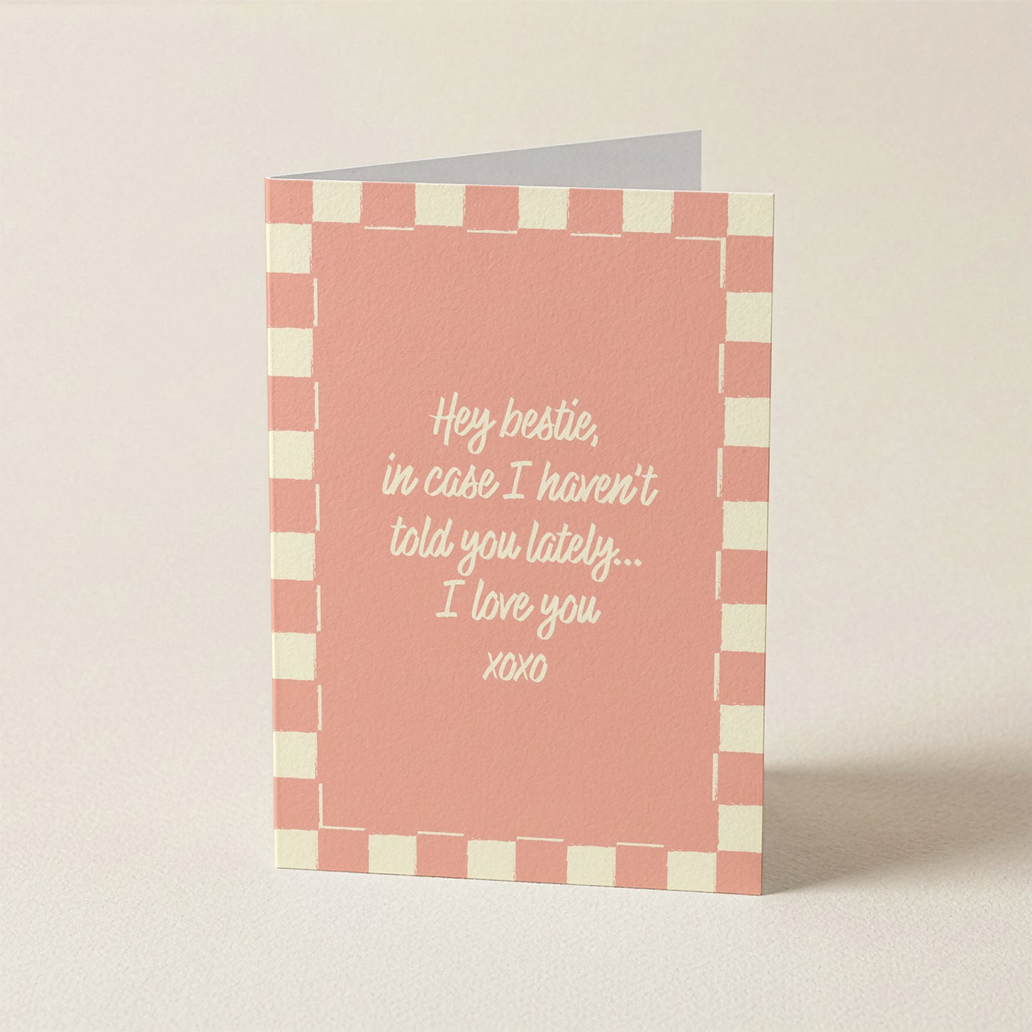Hey Bestie Love You | A6 Card