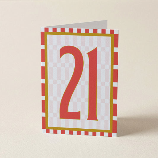 Age 21 Mosaic | A6 Card