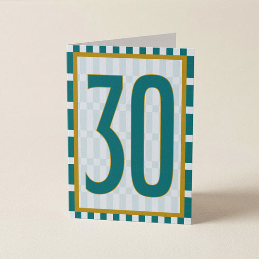 Age 30 Mosaic | A6 Card