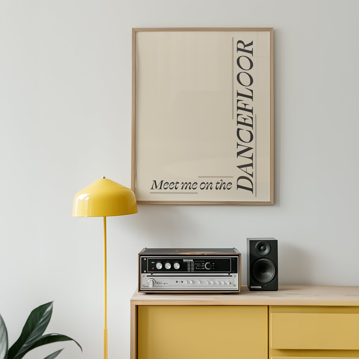 Meet Me On The Dancefloor Minimal Print